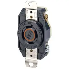 LEVITON - Tomacorriente Incrustar 20 A, 125 V, 2 P + T