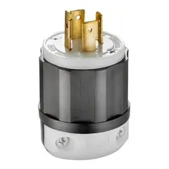 LEVITON - Clavija Media Vuelta 20 A 125/250 V , 3 P + T