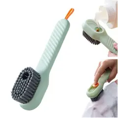 GENERICO - Cepillo de Limpieza para Zapatos con Dispensador de Líquidos