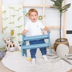 SUPI KIDS FURNITURE - SUPI MINI LEADER- ESCALERITA COLOR AZUL