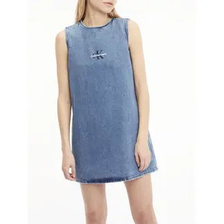 CALVIN KLEIN - Vestido De Jean Sin Mangas Para Mujer