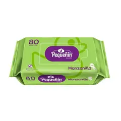 PEQUEÑIN - Pañitos Humedos Manzanilla 80 Unidades