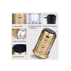 GENERICO - Lampara Campamento Solar Linterna