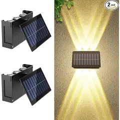 GENERICO - Luces Solares De Pared Para Exteriores Inalámbricas E Impermeables