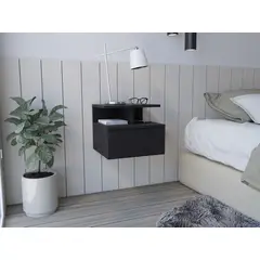 RTA DESIGN - Nochero Flotante Negro MLW 9460