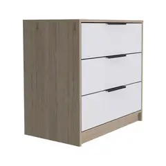 RTA DESIGN - Comoda 3 cajones kaia rta muebles crb 6106 rovere+blanco