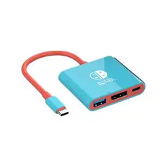 GENERICO - Adaptador Nintendo Switch Tipo-c Hub Con Displaypor Y Usb 2,0
