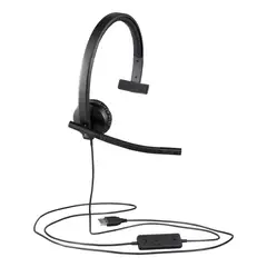 LOGITECH - Diadema monoaural h570e con micrófono USB