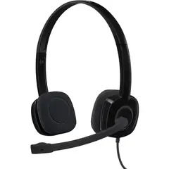 LOGITECH - Audifonos Diadema H151 3 .5mm Estéreo Micrófono Giratorio