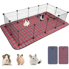 GENERICO - Jaula Corral Conejos Cobayos Escocia 12 paneles Metálicos