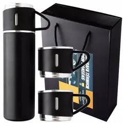 ONE PIXEL - Botella Térmica Camping Vacuum 450 ml Taza