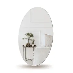 ALIK DISEÑO - Espejo Circular Decorativo Flotante Sin Marco 100cm
