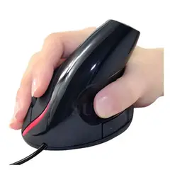 GENERICO - Mouse 5 Botones Optico Vertical Ergonomico Cable pc