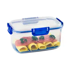 POLIMES - Recipiente Rectangular Clip N´ Lock N.2R de 1.5 L Verde