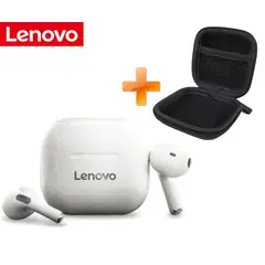 LENOVO - Audifonos Inalambricos Bluetooth Lp40 BLANCO ¡Estuche GRATIS