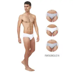 SANTANA - Combo X4 Pantaloncillo Clásico Hombre Multicolor