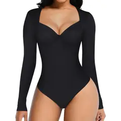 BAPU - Body corset con manga larga copa con arco