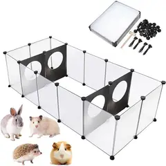 GENERICO - Jaula Corral Conejos Cobayas Hámster Museo 123x62x40