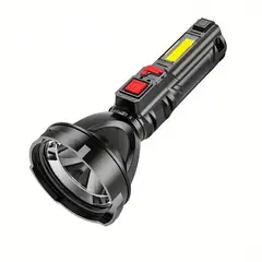 GENERICO - Linterna LED Recargable doble Foco Potente y Ambiental
