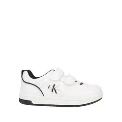 CALVIN KLEIN - Tenis Blanco Con Doble Velcro Para Niño
