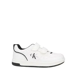 CALVIN KLEIN - Tenis Blanco Con Doble Velcro Para Niño