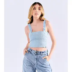 TYPER - Blusa Para Mujer Con Tiras