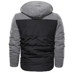 UBMD - Chaqueta Abrigo Invierno Calida Hombre Gruesa Algodon SA830 Negro_.