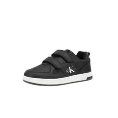 CALVIN KLEIN - Tenis Negro Con Doble Velcro Para Niño