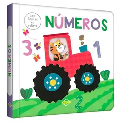LEXUS - Libro Sensorial Los Números Figuras Con Relieves Niños Bebes