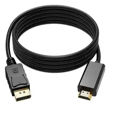 GENERICO - Cable Displayport A Hdmi 4k 2k Macho A Macho - 1.8 Metros