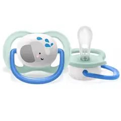 PHILIPS AVENT - Chupo Avent Bebe Entretenedor Ultra Soft 0-6m x 1 Elefante