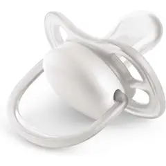 AVENT - Chupo Bebe Entretenedor Ultra Soft 6-18m x 1 Blanco