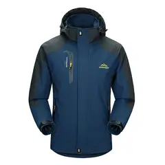 UBMD - Chaqueta Impermeable Capucha SA153 Azul