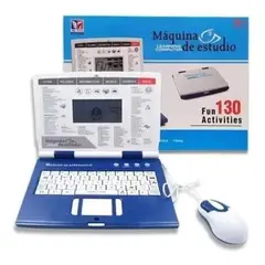 GENERICO - Computadora Didactica Para Niños 130 Funciones 110v 12v Azul