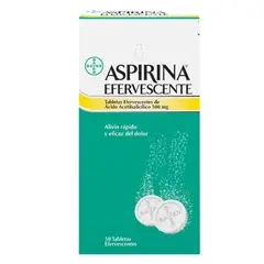 BAYER - Aspir Eferv 0.5 G X 50 Tabletas_.