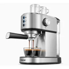 IHOME - Maquina cafetera Espresso capuccino latte bomba italiana 20 bares