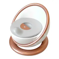 INDUHOGAR - Vasenilla de lujo con asiento acolchado marca