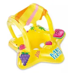 INTEX - Flotador Con Techo Diseño Estrella Con Frutas