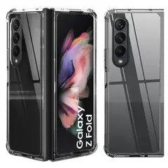 GENERICO - Funda Transparente Reforzado Compatible Con Samsung Z Fold 3