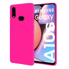 GENERICO - Funda Estuche Silicone Case Compatible Samsung A10s Fucsia