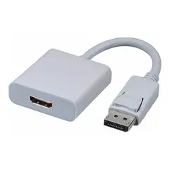 GENERICO - Cable Adaptador Convertidor Display Port A Hdmi Hembra Pc Tv