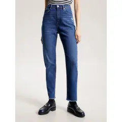 TOMMY HILFIGER - Jeans De Talle Alto Con Corte Cónico