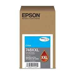 EPSON - Cartucho Tinta 748XXL cyan wf-6090-wf-6590 69ml