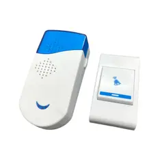 KIDSHOP - Timbre Para Puerta Timbre Inalámbrico Digital Blanco