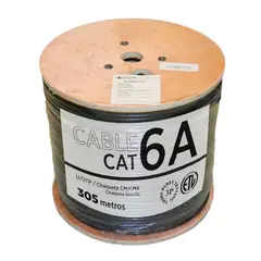 VCP - Cable U/utp Cat 5e Uso Exterior Ch Sencilla Negro 305 M