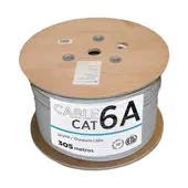 VCP - Cable U/ftp Cat 6a 100% Cobre Uso Interior Gris X 305m