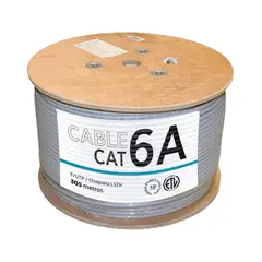 VCP - Cable F/utp Cat 6a 100% Cobre Uso Interior Gris X 305 M