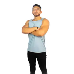 MANPOTSHERD - Camisilla Hombre Verde Seco