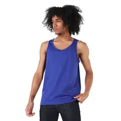 MANPOTSHERD - Camisilla Hombre Azul Rey