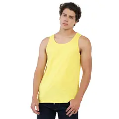 MANPOTSHERD - Camisilla Hombre Amarillo